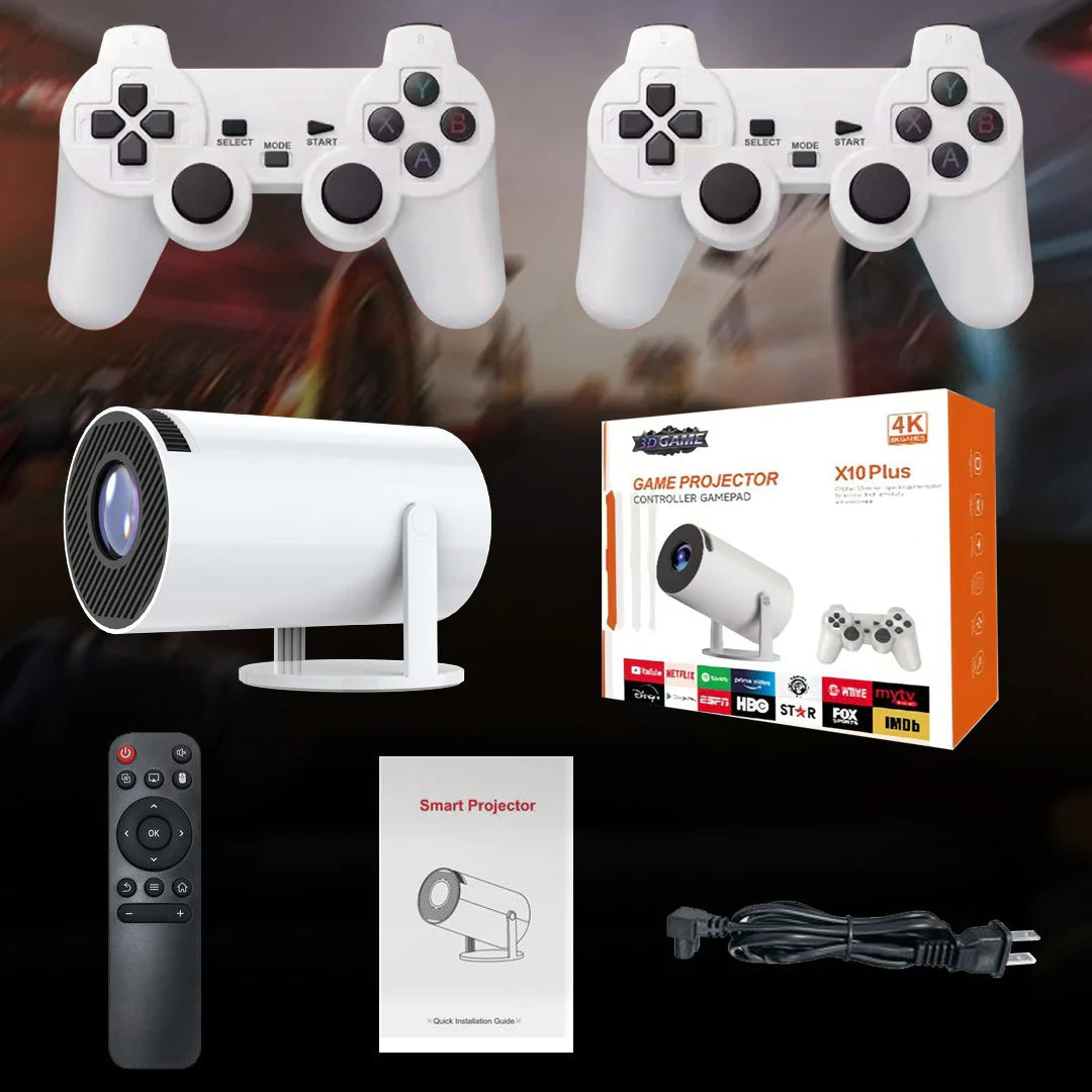 Barrel X10 Plus Portable Smart Projector - Home Cinema & Gaming