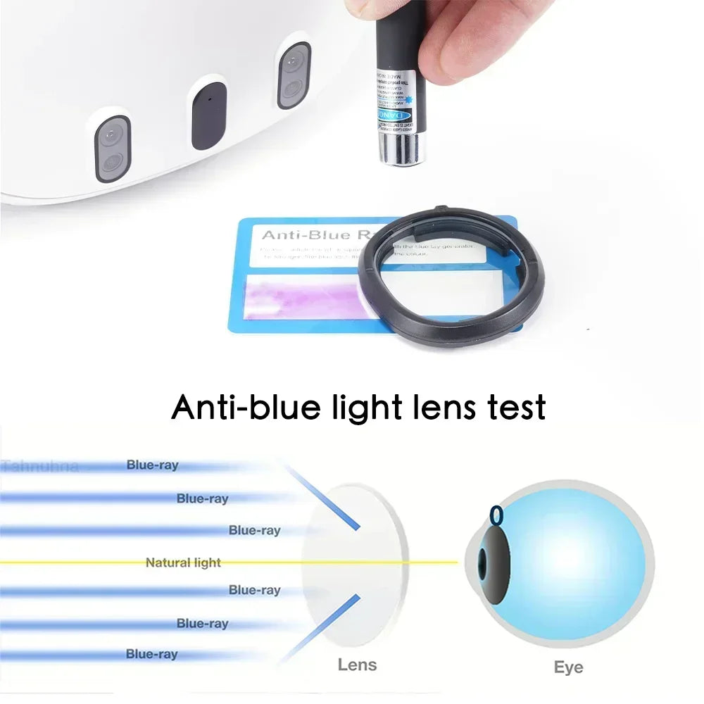 Quest 3 Lens Myopia Anti-Blue Anti-Glare Glasses Magnetic Eyeglass Frame VR Prescription Lenses For Meta Quest 3 Accessories