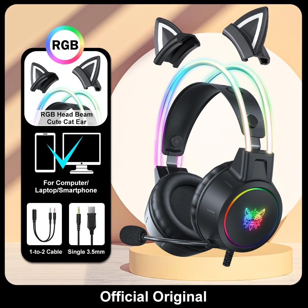 Mobile & Tablet Black with Ear