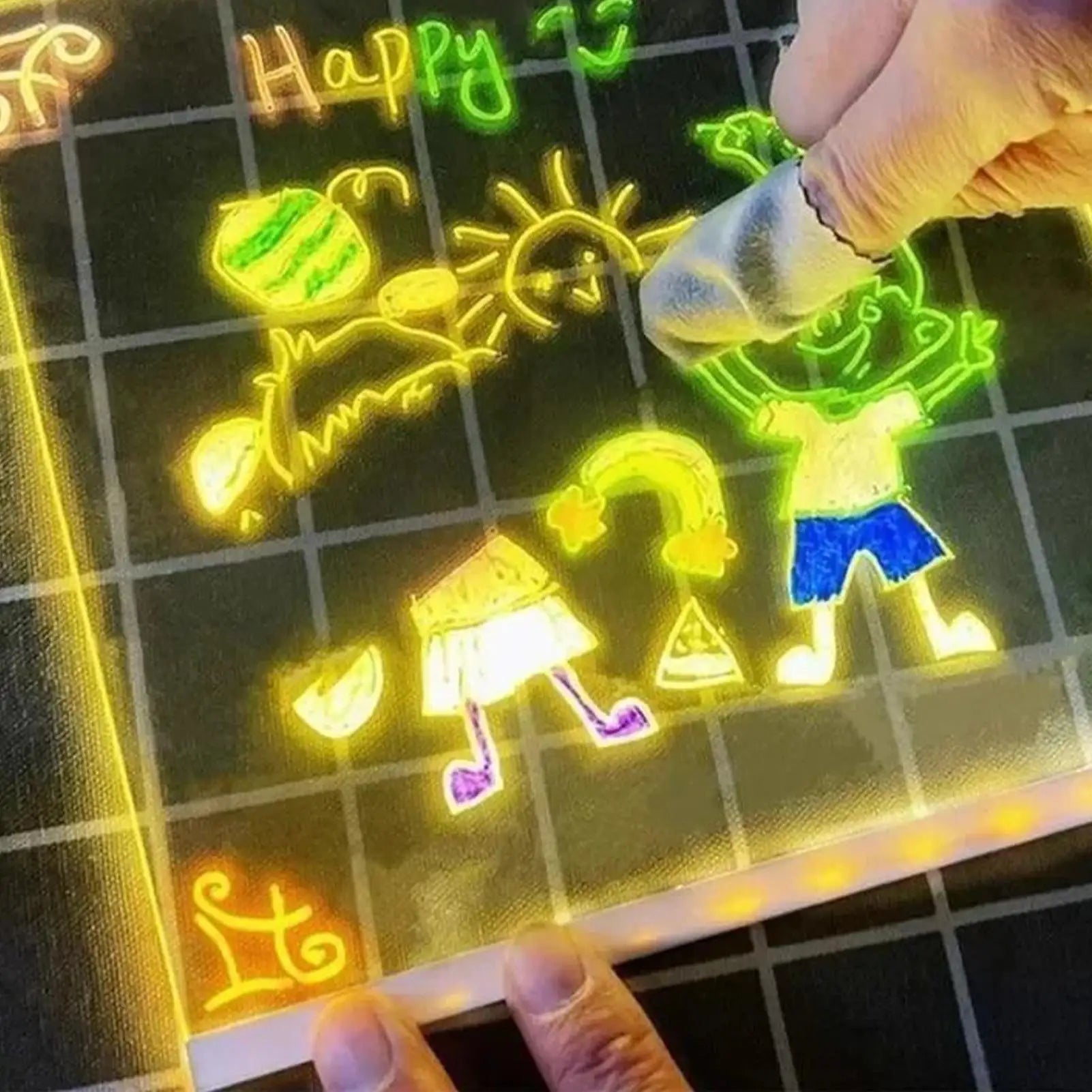 LED Drawing Board Toddler Painting Board