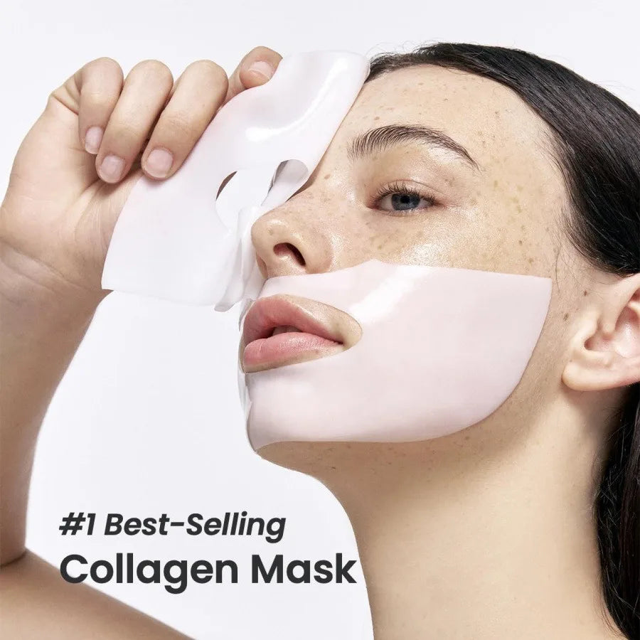 Bio Collagen Deep Hydrating Face Mask – Overnight Pore-Minimizing Treatment for Anti-Aging, Wrinkle Reduction & Skin Brightening (1/4/10 Pack Options)