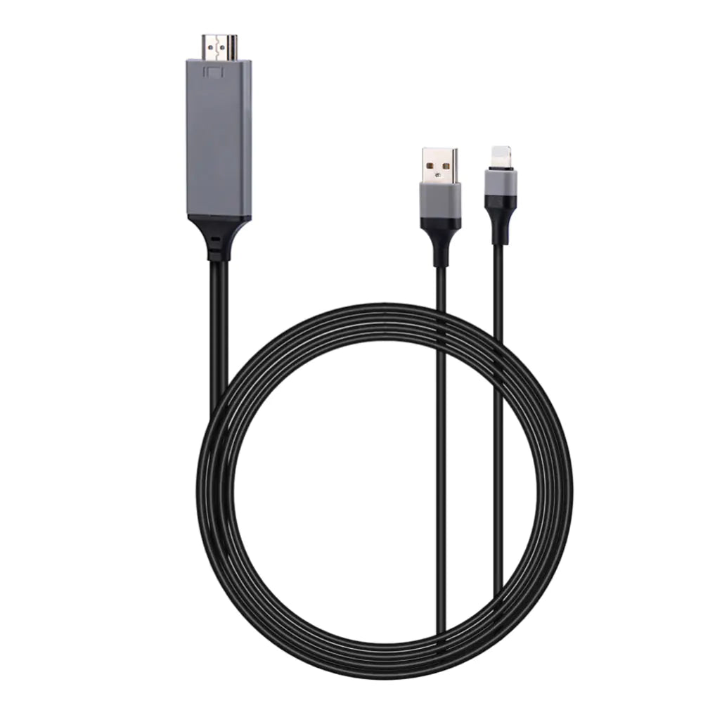 Aptus Praxis HD Mobile Video & Data Cable - iOS to TV/Projector/Car Screen (1080P)