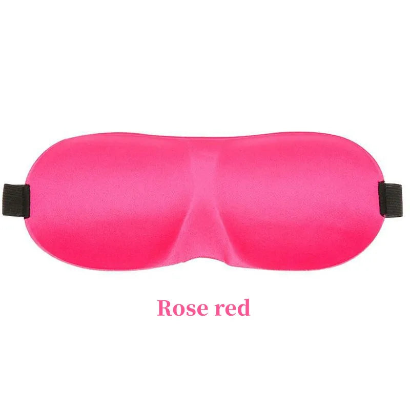 3D Sleeping Mask Eyepatch Block Out Light Eye Mask Soft Cover Rest Relax Sleep Aid Women Men Portable Blindfold Travel Eyepatch