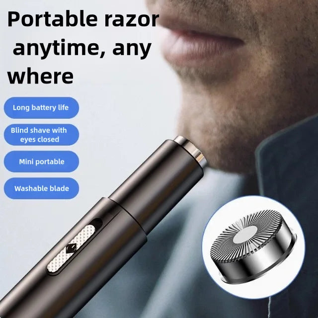 Electric Shaving Nose Ear Trimmer Safe Face Care Rechargeable Nose Hair Trimmer for Men Shaving Hair Removal Razor Beard