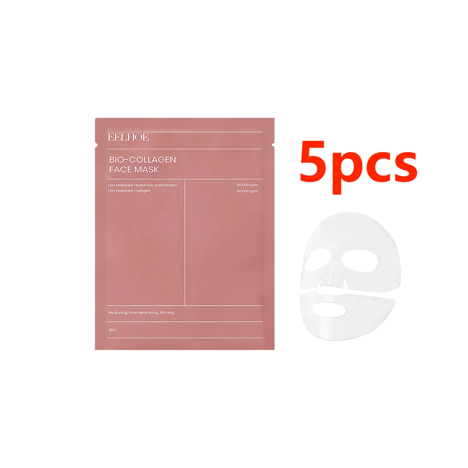Bio Collagen Deep Hydrating Face Mask – Overnight Pore-Minimizing Treatment for Anti-Aging, Wrinkle Reduction & Skin Brightening (1/4/10 Pack Options)