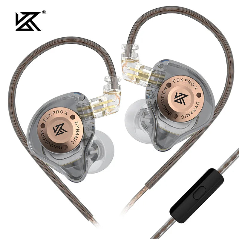 KZ EDX PRO X Dynamic Drive Earphone HIFI Bass Earbud Sport Music Cancelling Headsets KZ EDX PROX ZSTX ZSN PROX EDC EDA ZVX