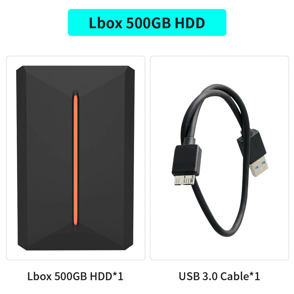 Mobile & Tablet Lbox 500GB HDD