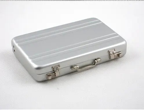 Aptus Praxis Mini Briefcase Business Card Holder with Combination Lock