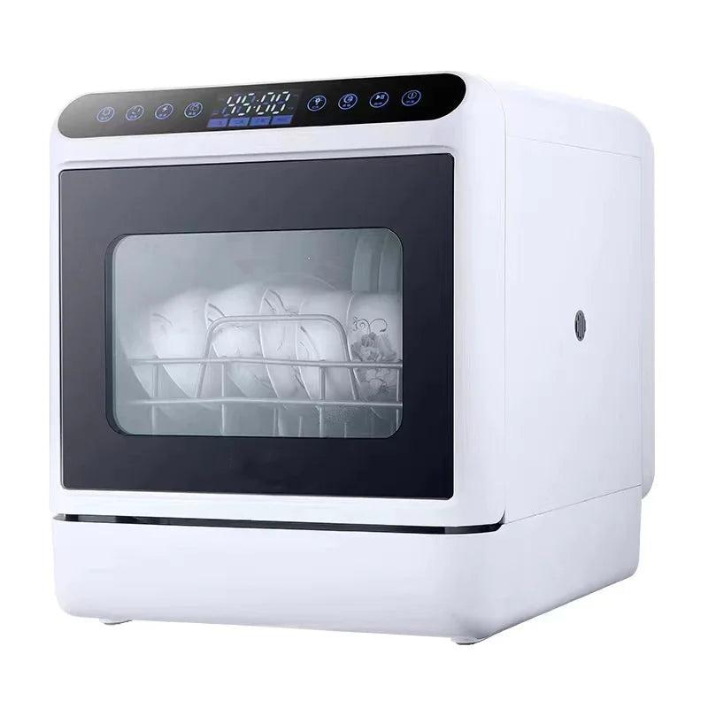 Smart Dishwasher with Automatic Washing, Disinfection, Drying & Built-in Water Tank