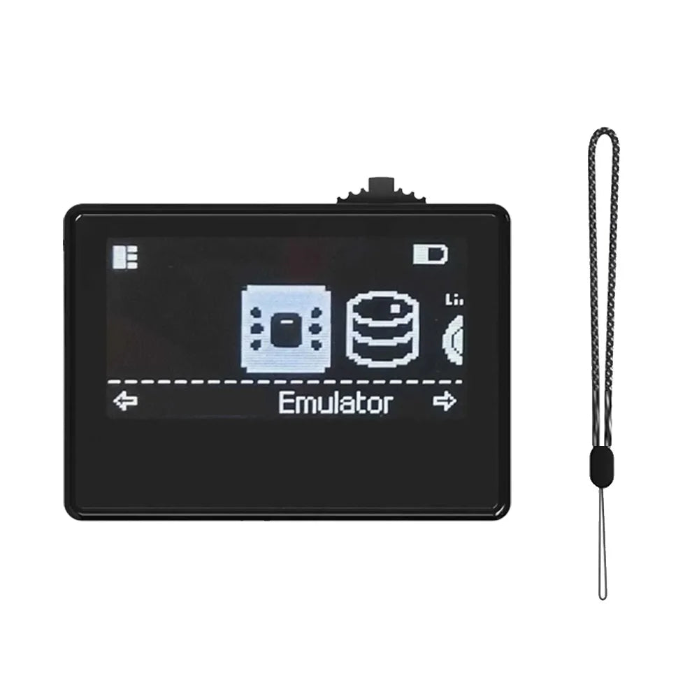 Smart NFC Emulator, AMB, iNFC, OLED, HD Smart Emulator Accessory, Switch, Switch2, Simple Pixel, Style System IC/NTAG Black