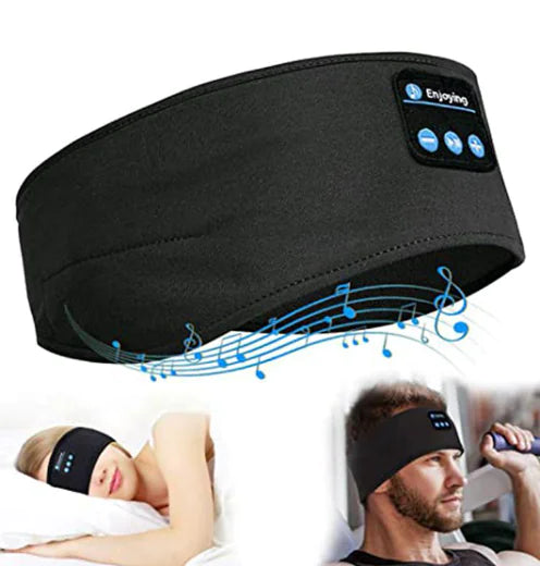 Bluetooth Sleep Headphones Face Mask Head Band
