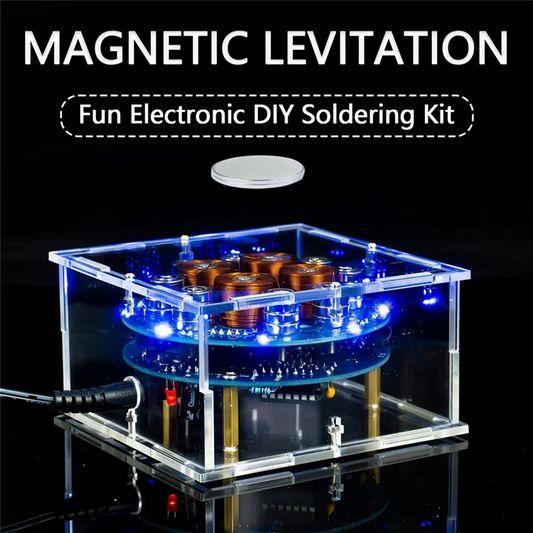 Magnetic Levitation DIY Experiment Kit – Coil Module, Push Down Circuit Board, Electronic Fabrication Science Project