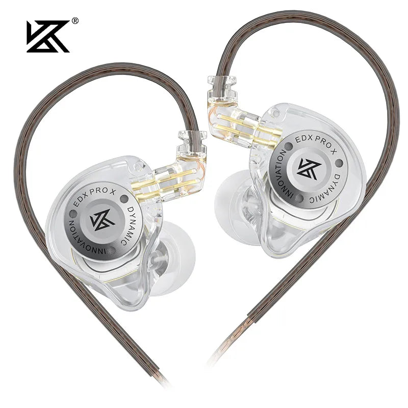 KZ EDX PRO X Dynamic Drive Earphone HIFI Bass Earbud Sport Music Cancelling Headsets KZ EDX PROX ZSTX ZSN PROX EDC EDA ZVX
