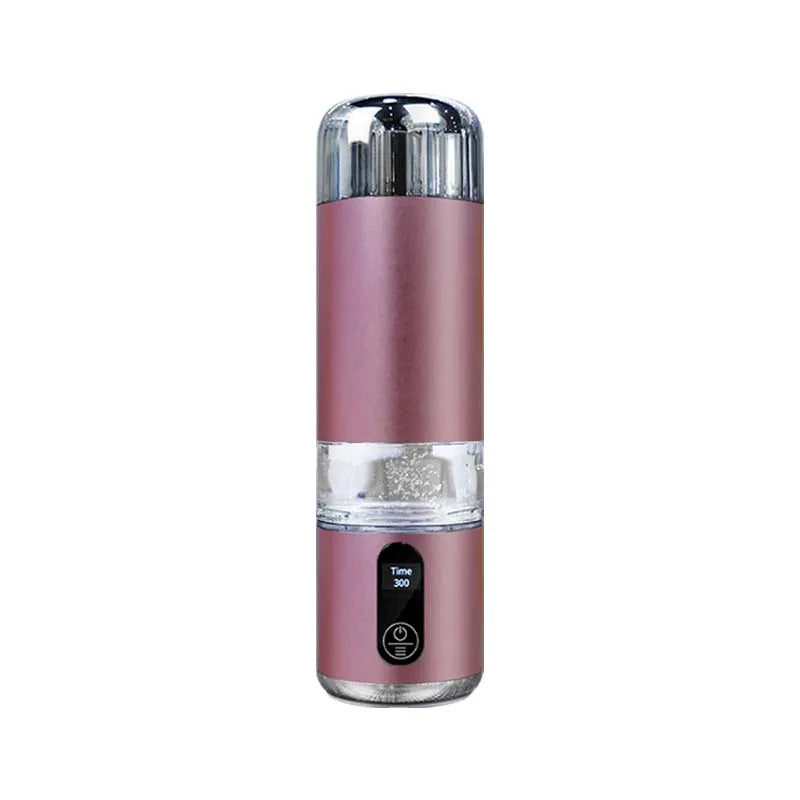 8000PPB Hydrogen Alkaline Drink Water Filter Hydrogen Ionized Water Machine Cup Hydrogen Generator Portable Water Ionizer Health Pink 110V-240V