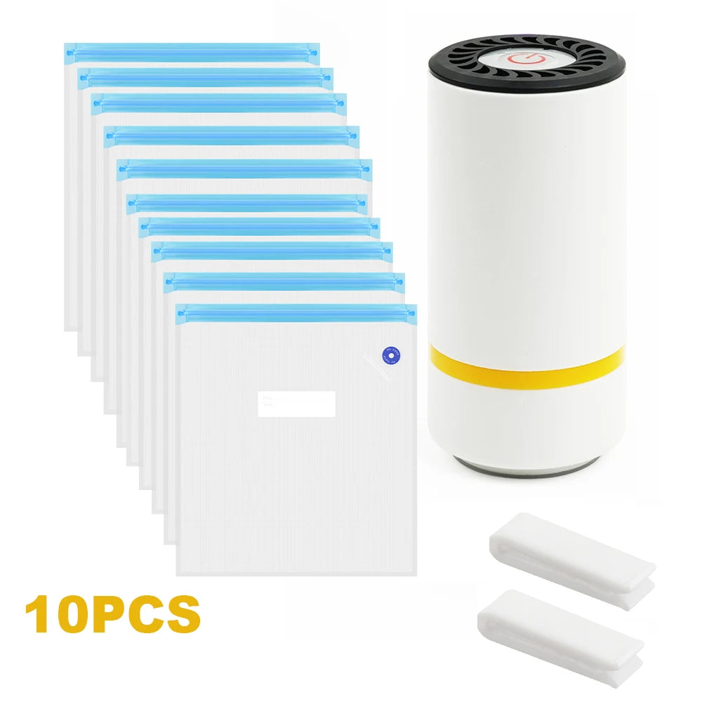 USB Rechargeable Electric Air Pump Vacuum Automatic Compressed Bag Electric Pump For 3D Printer Filament Vacuum Bag Keep Dry