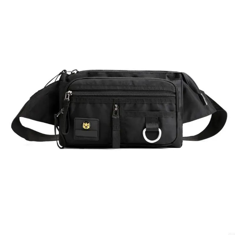 Waist Bag with Adjustable Strap Multilayer Belt Bag Crossbody Bag for Outdoor 20CA