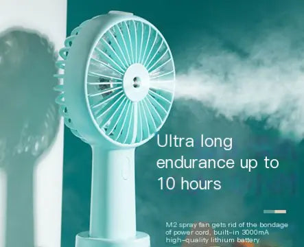 Portable USB Handheld Mist Cooling Fan and Humidifier