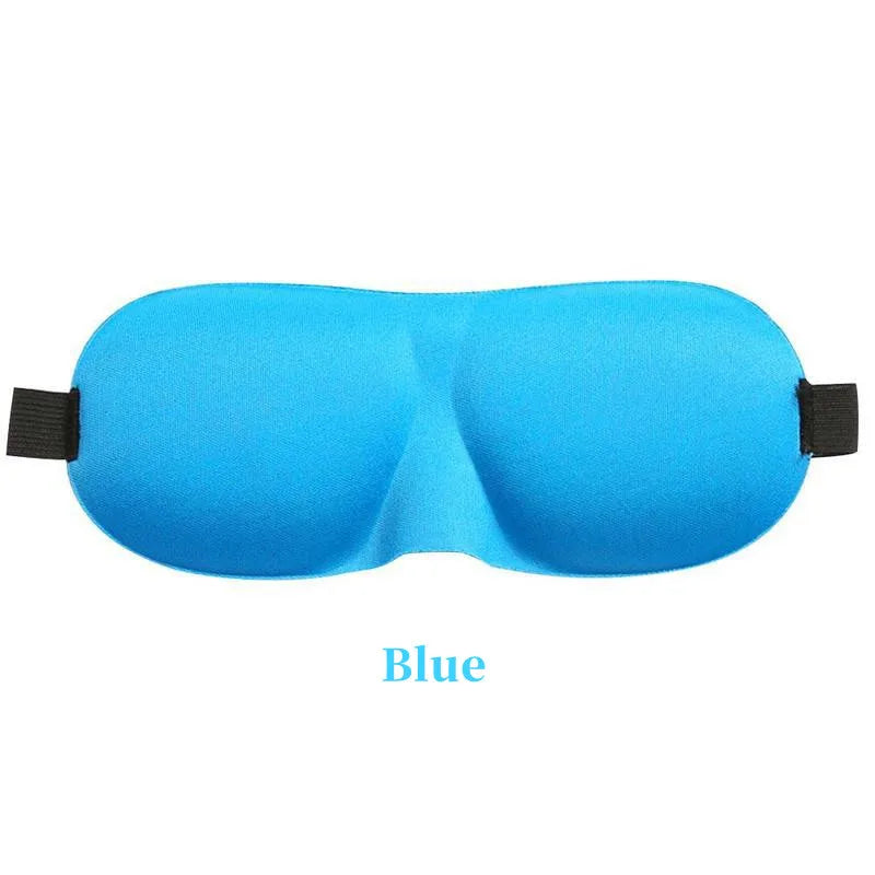 3D Sleeping Mask Eyepatch Block Out Light Eye Mask Soft Cover Rest Relax Sleep Aid Women Men Portable Blindfold Travel Eyepatch