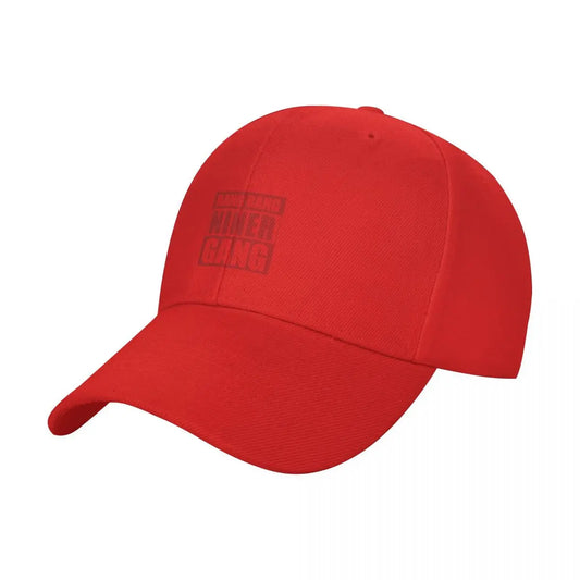 Bang Bang Niner Gang | 49ers Red Snapback Baseball Cap Black Hat for Men and Women, Adjustable Icon Sports Fanwear SF Team Accessory