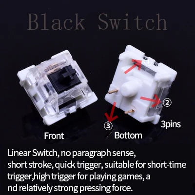 Computer & Peripherals 110pcs Linear Black