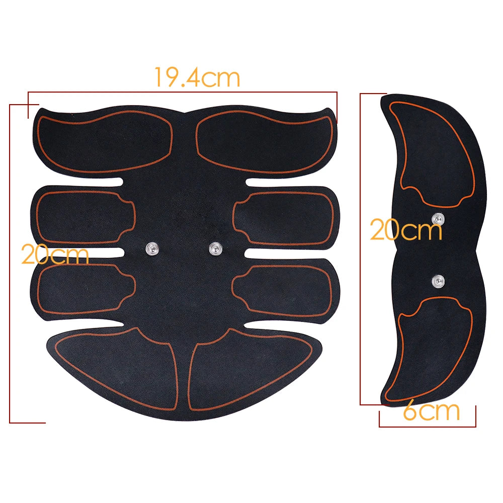 EMS Muscle Stimulator Hips Arms Abdomen Trainer Abs Wireless Smart Abdominal Muscle Home Slimming Fitness Patch Massage Machine