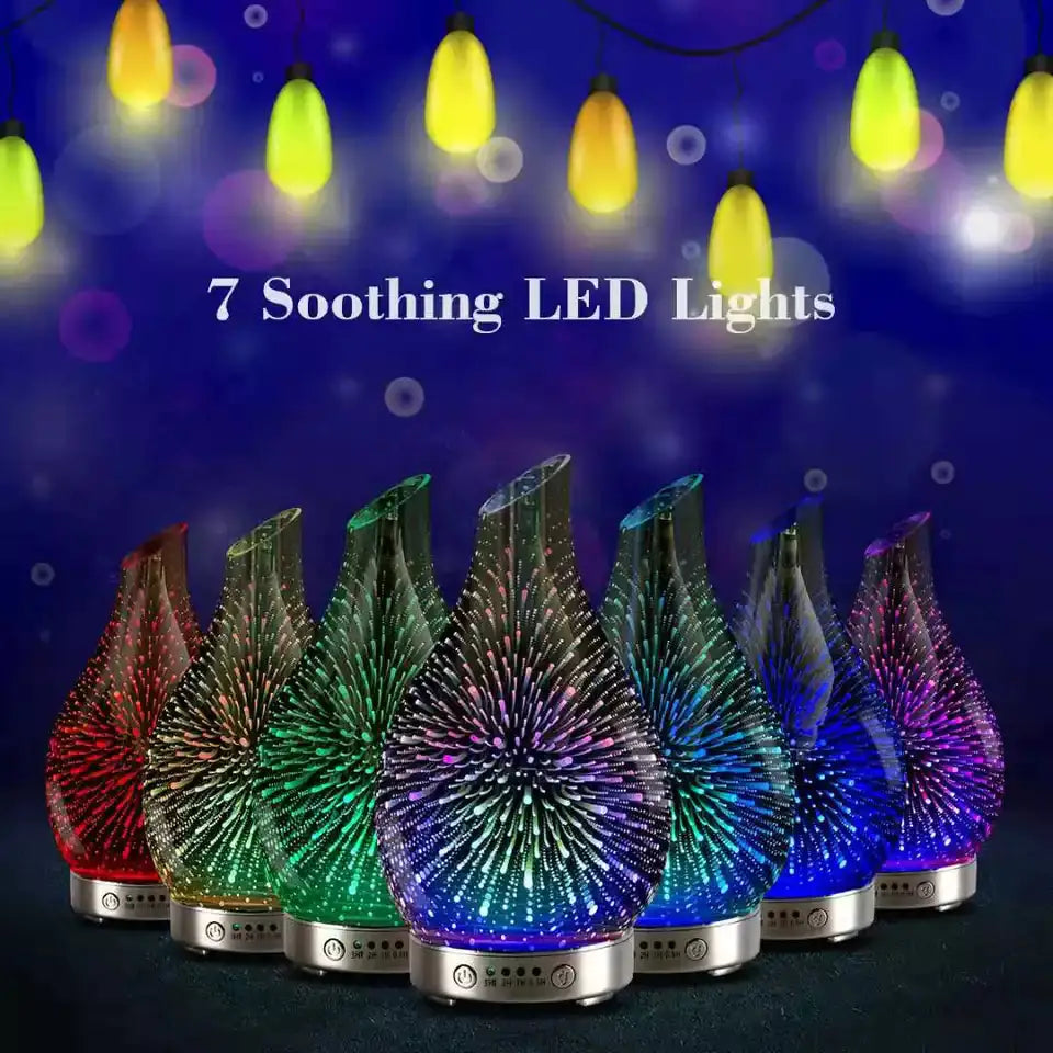 Aptus Praxis 3D Glass LED Aromatherapy Diffuser