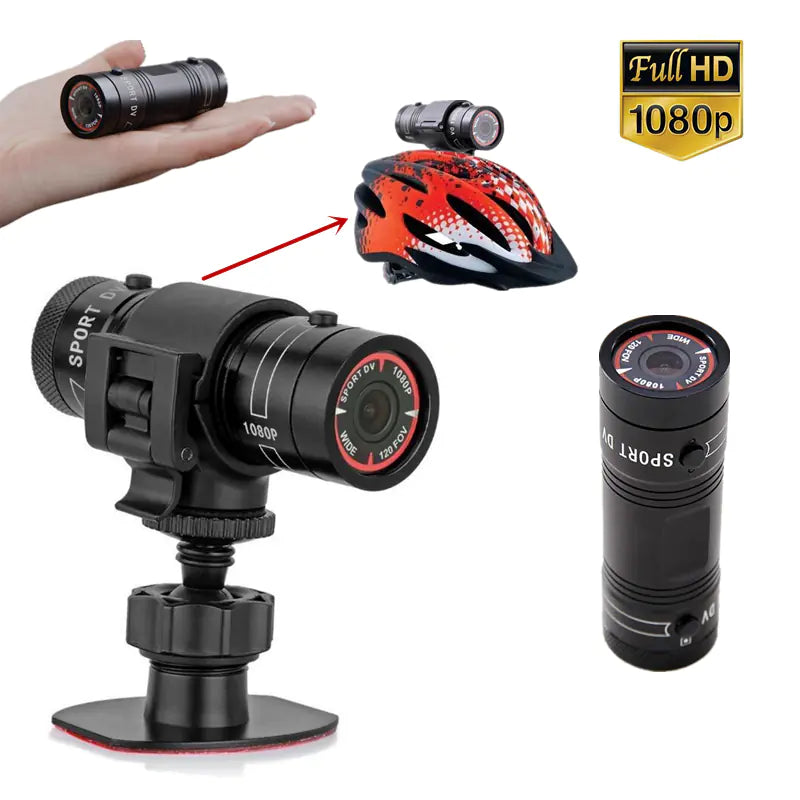 Aptus Praxis F9 Rugged Waterproof Action Camera - HD for Biking & Sports