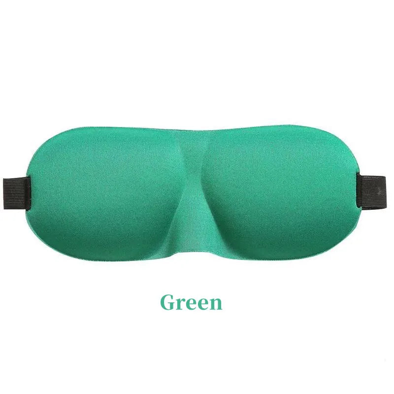 3D Sleeping Mask Eyepatch Block Out Light Eye Mask Soft Cover Rest Relax Sleep Aid Women Men Portable Blindfold Travel Eyepatch