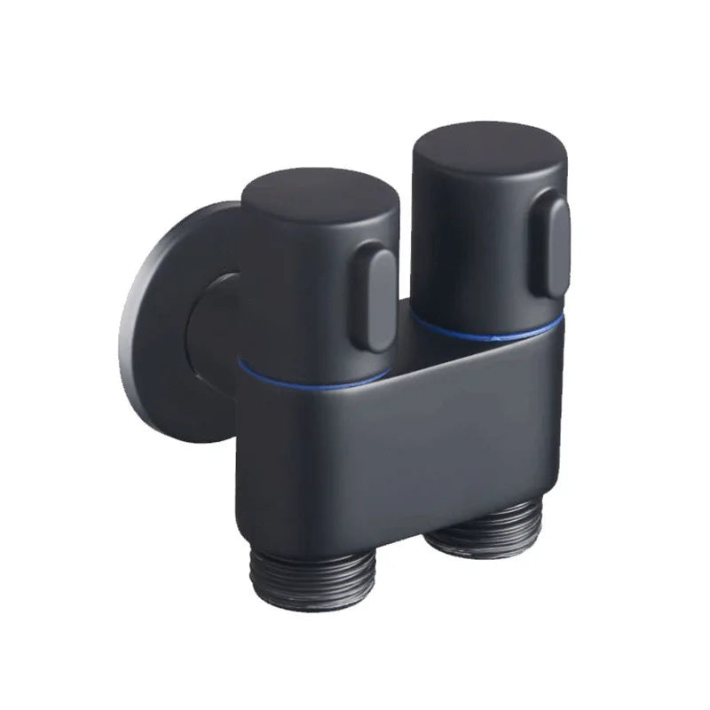 New Hygienic Shower for Bathroom Toilet Bidet Shower Head Double Outlet Angle Valve of Bathroom Accessories Bidet Toilet Seat C