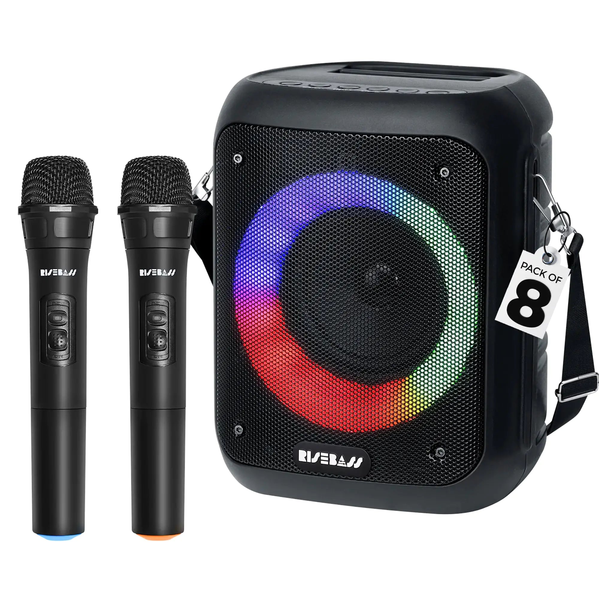 Risebass Portable Karaoke Machine: Your Party-Ready Performer
