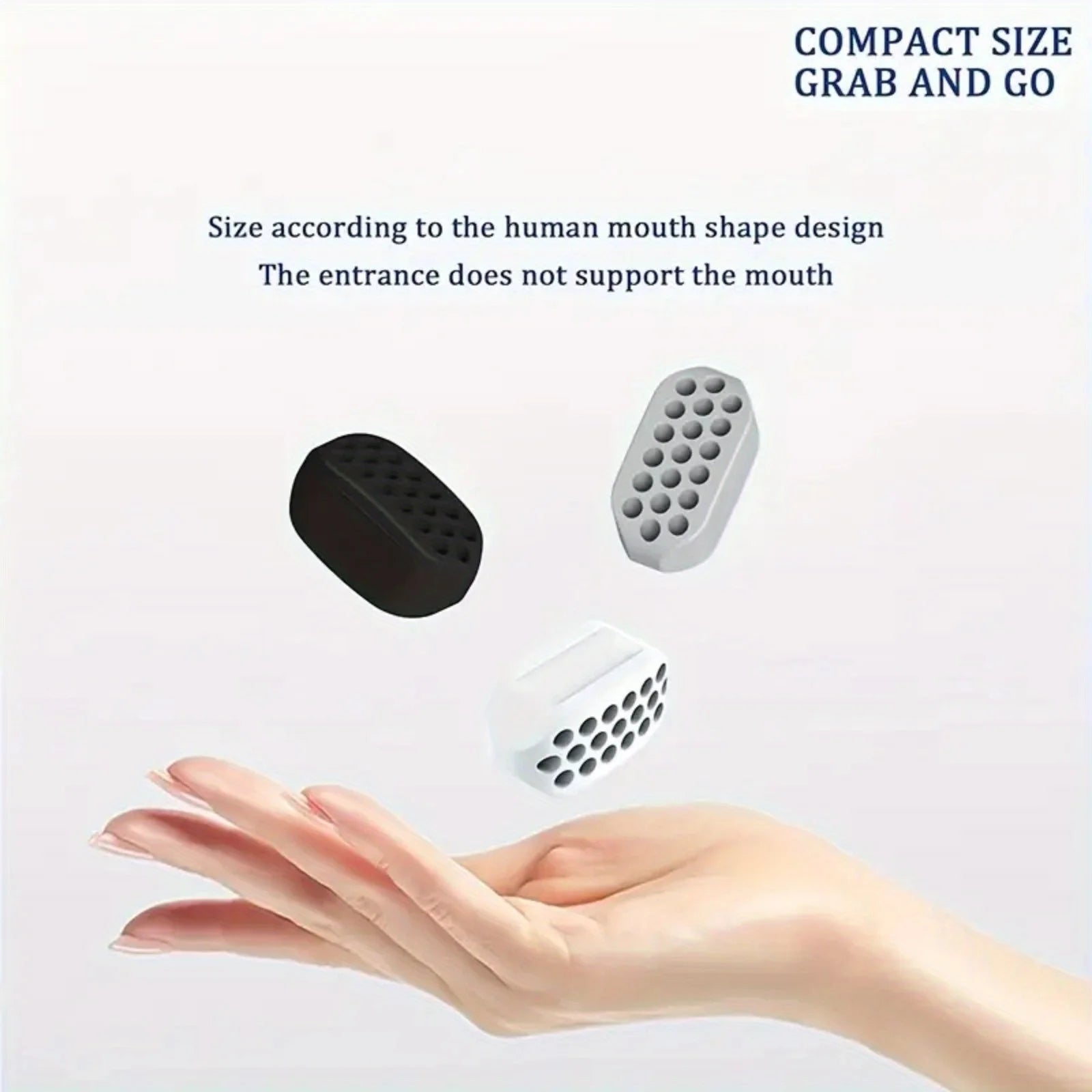 Facial Muscle Trainer - Silicone Jaw V Face Exerciser for Strengthening Masseter Muscles and Shaping Jawline