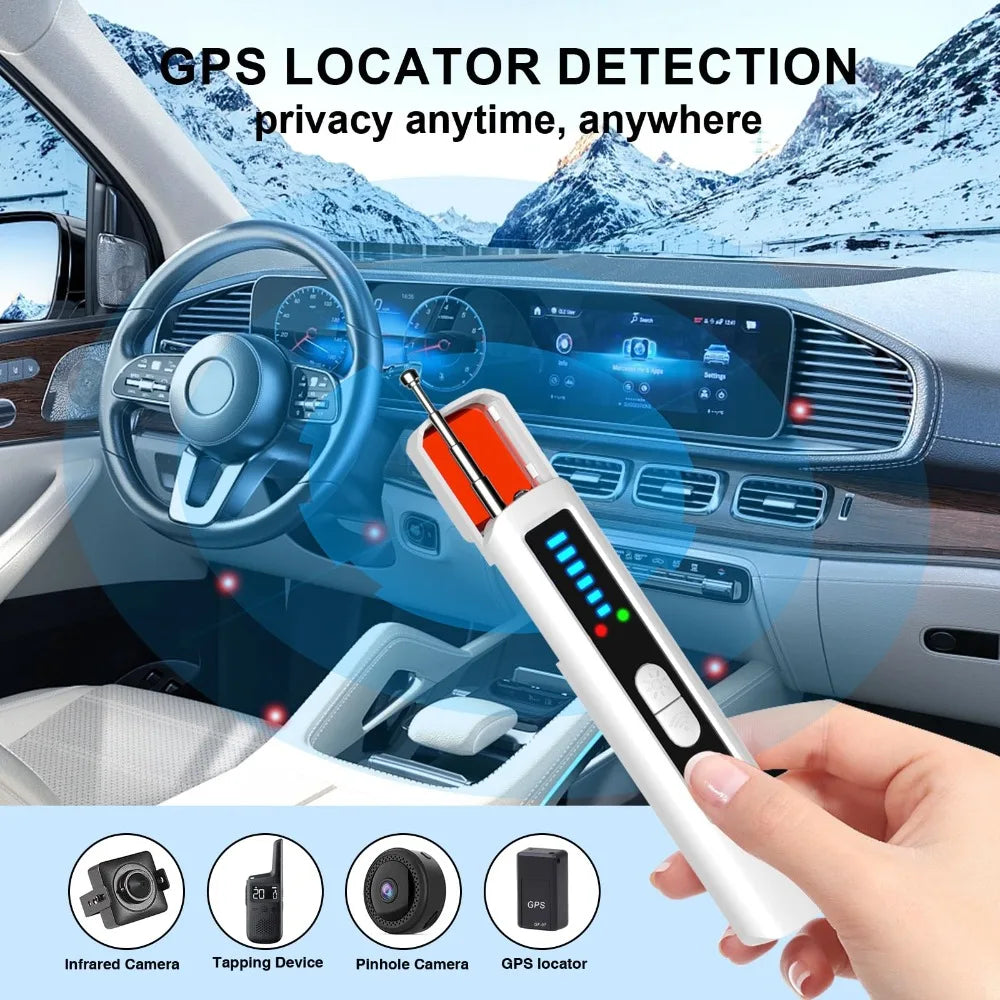2025, New, Multifunctional, Hidden Camera Detector, Anti-Spy, Eavesdrop, GPS, Lens, Hotel, Car, Privacy, Adjustable Sensitivity