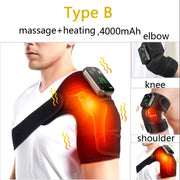 Heating Heated Shoulder Brace Wrap Shoulder Massage Support Belt Strap with Adjustable of Heating