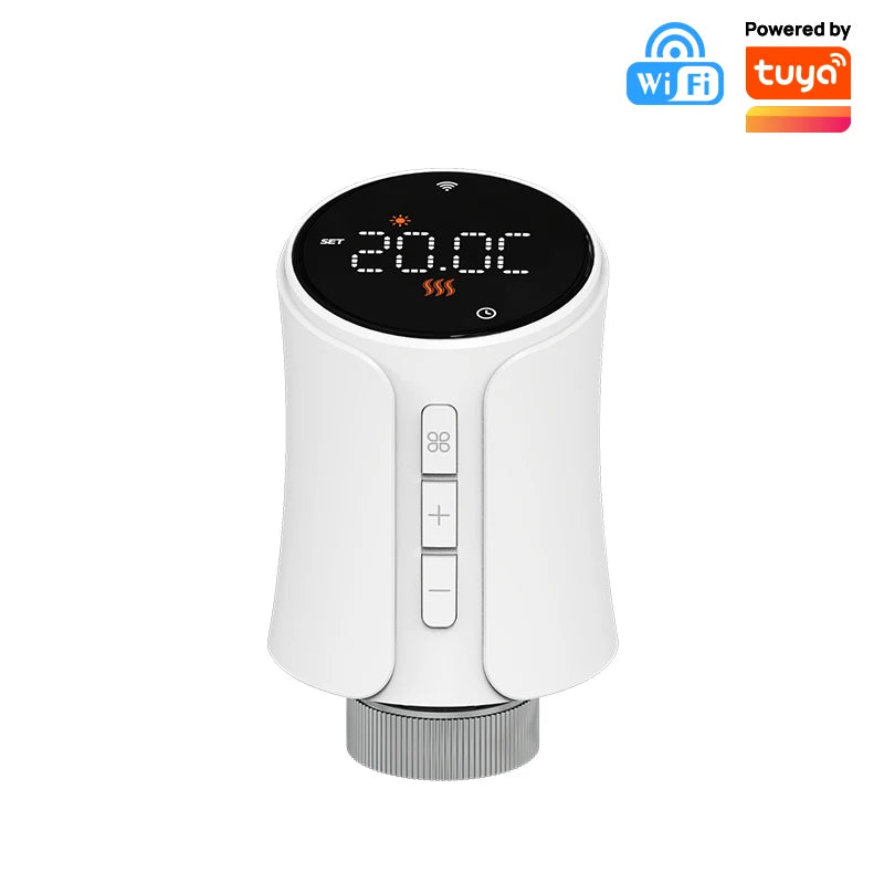 Tuya Smart Thermostatic Radiator Valve Wifi TRV Radiator Head Valve Thermostat Wifi Temperature Controller Alexa Google Home TRV706W-Wifi