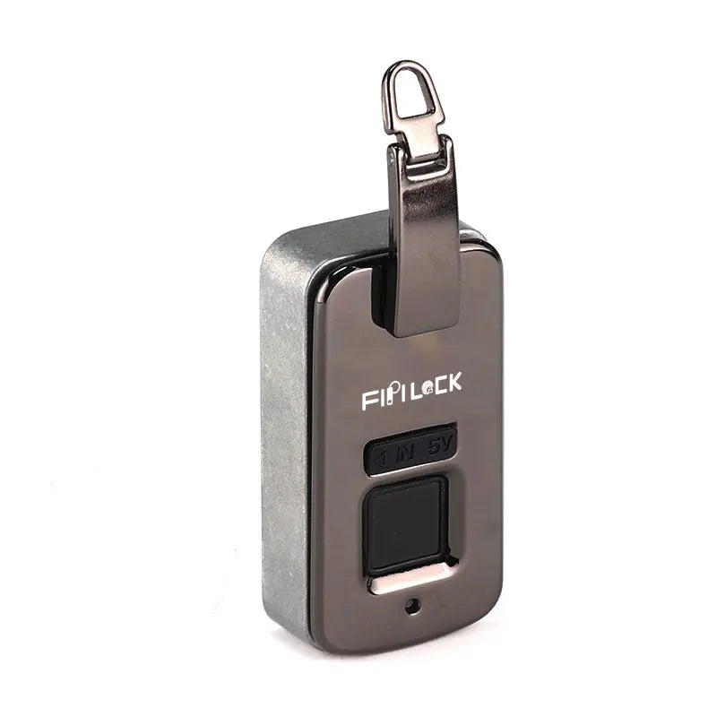 Mini Smart Fingerprint Lock For Zippered Handbag Wallet Backpack Anti-theft Security Biometric Access Control Embedded Bag Lock