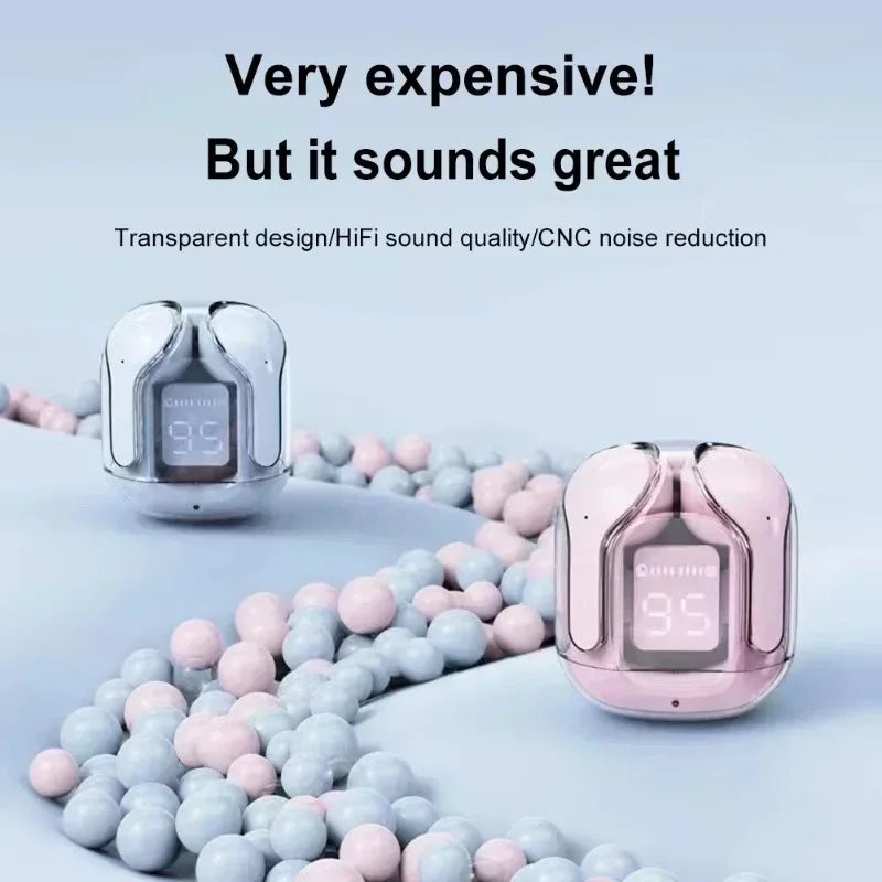 New Wireless Mini Earbuds LED Power Digital Display TWS Wireless Headset Stereo Sound Bluetooth Headphones for smartphones