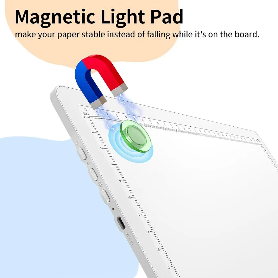 Magnetic A4 Light Board with Bag
