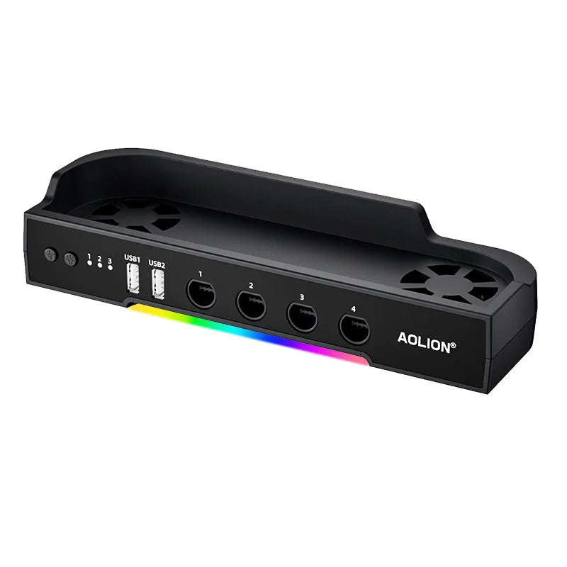 Aolion Cooling Fan For Switch 2 Dock Portable HUB Expansion base with NGC Wall Mount  For Switch 2 Accessories