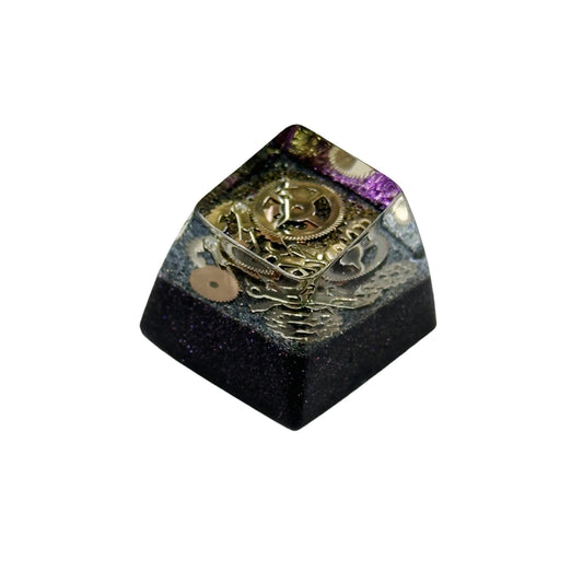 Resin Personalized Metal Gear Key Cap Diaphanous Cross Axis Mechanical Keyboard Key Cap Sar1