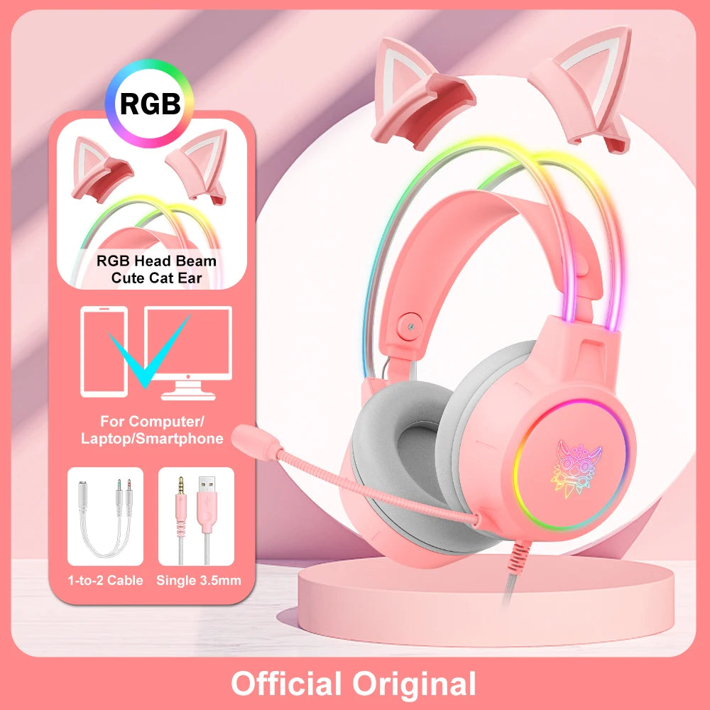 Mobile & Tablet Pink with Ear