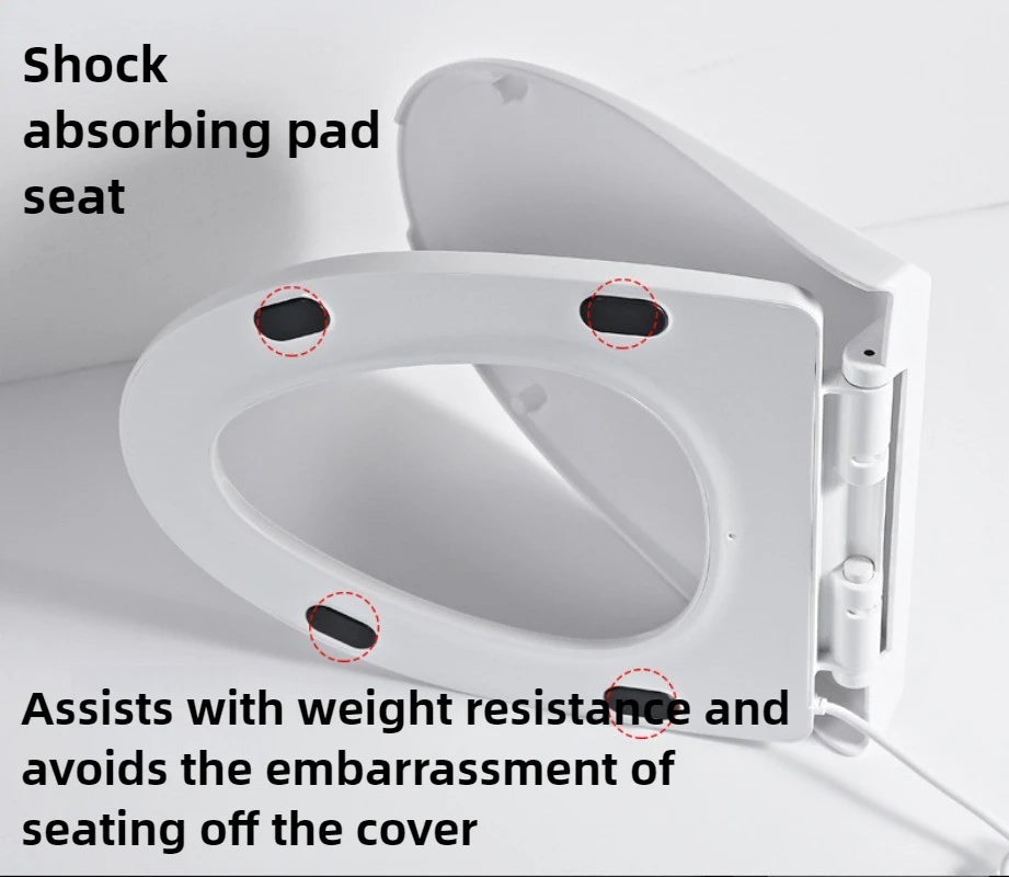 220V Heated Toilet Cover, Seat Heating, Three-speed Temperature Regulation, Smart, Toilet Seat Cover, Waterproof V U, Household, Winter