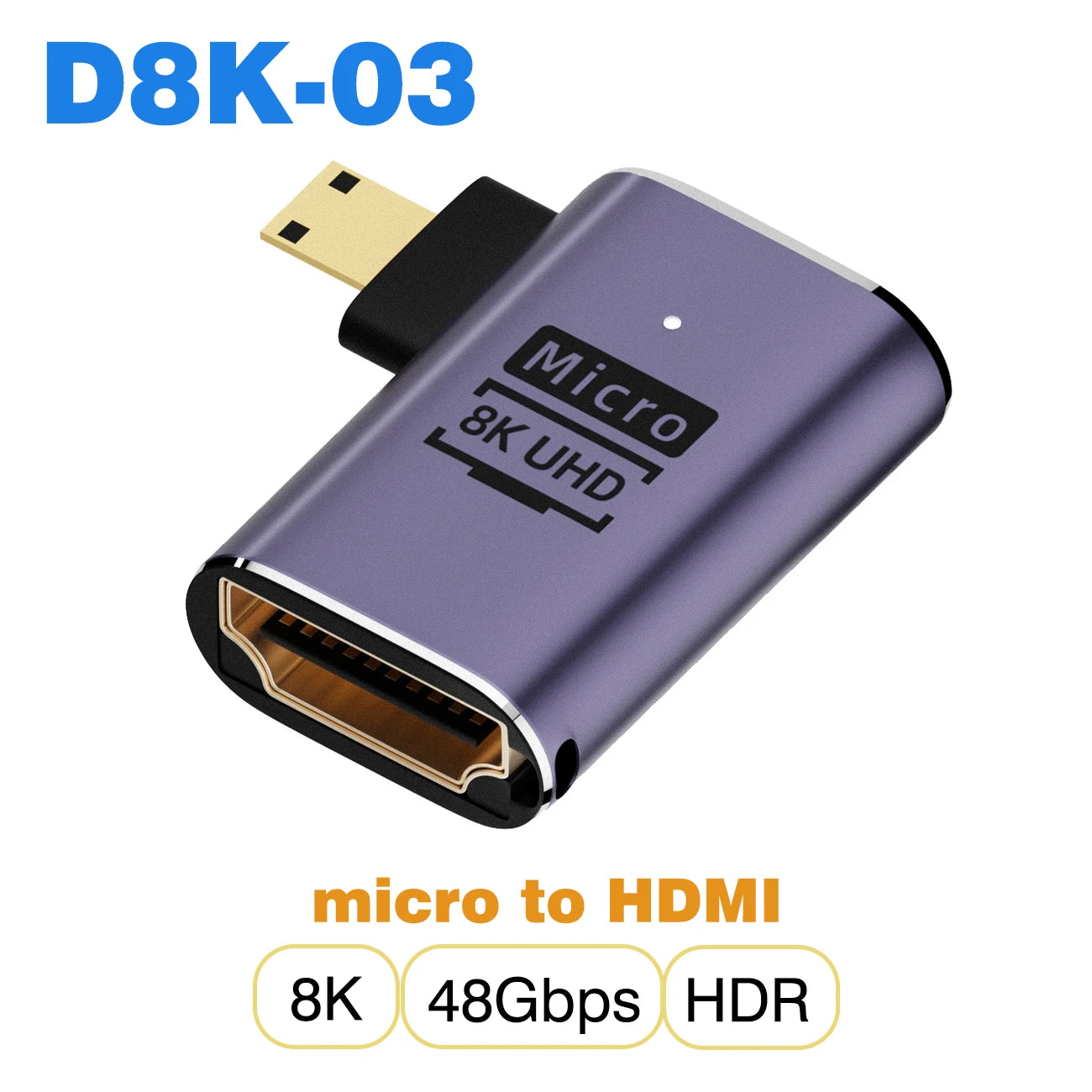 Mobile & Tablet D8K-03 Micro to HDMI 1 PCS