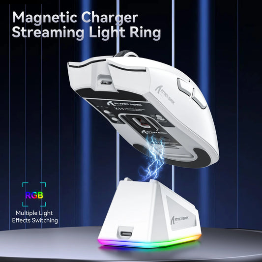 RGB Magnetic charging dock Gaming Mouse
