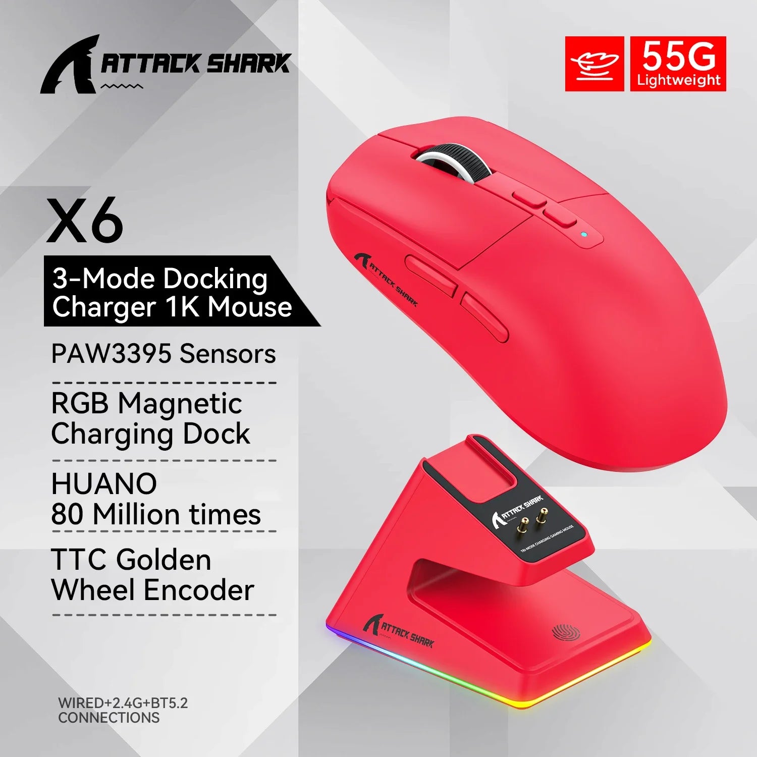 Mobile & Tablet X6 Red