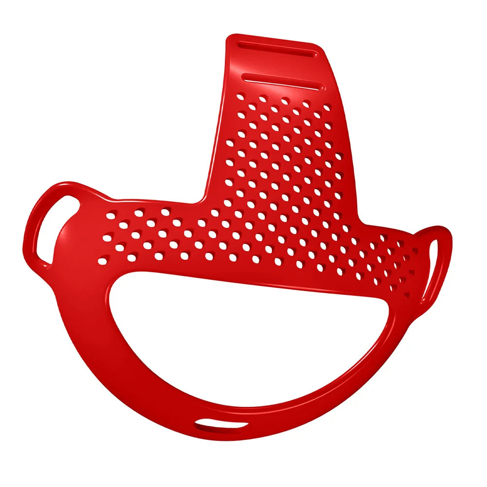 For Meta Quest 3 Elite Head Strap Soft TPU Head Strap Back Pad Attachment Reduce Head Pressure for Meta Quest3 VR Accessories Red