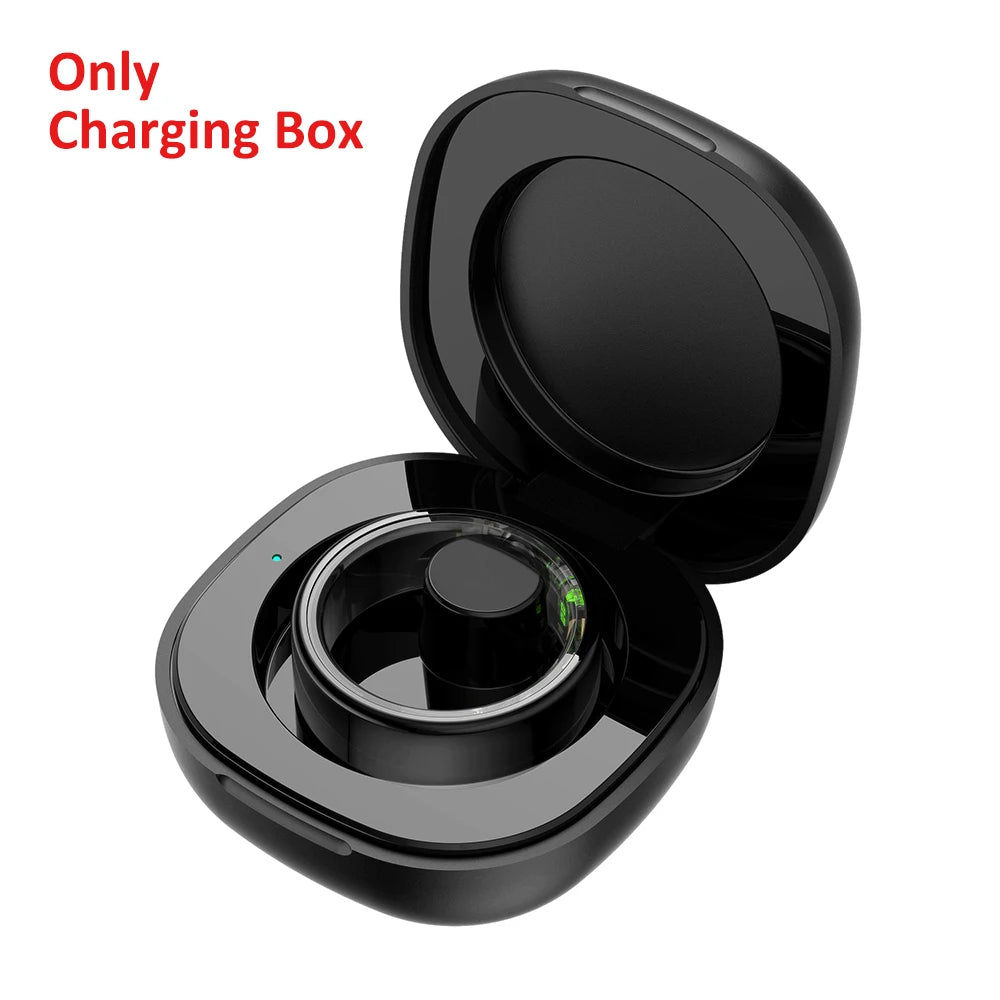 AMZMAX R02 Smart Ring Multi-sports Modes Pedometer Fitness Tracker Health Monitoring IP68 Waterproof Military Grade Smart Ring