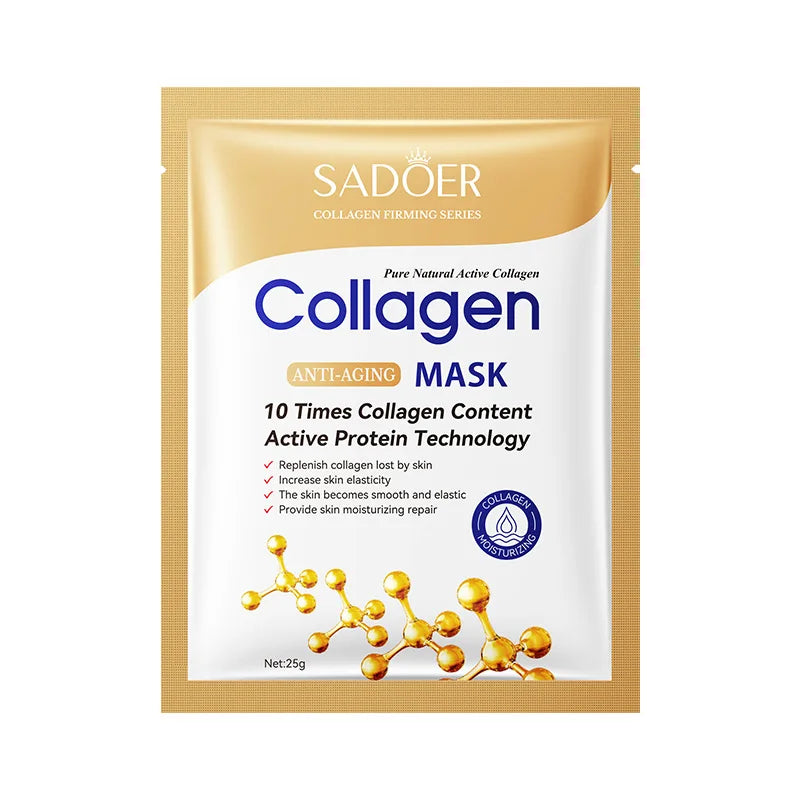 Bio Collagen Deep Hydrating Face Mask – Overnight Pore-Minimizing Treatment for Anti-Aging, Wrinkle Reduction & Skin Brightening (1/4/10 Pack Options)
