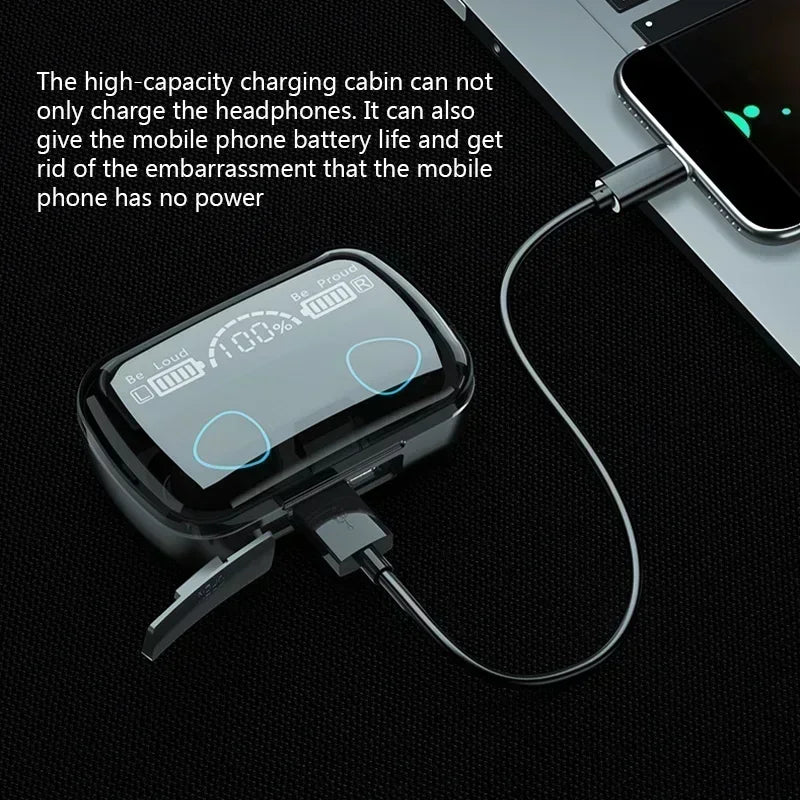 New Arrival M10 Earphone Wireless Headset High Quality Perfect Sound Earbuds Sports Game Music BT Headphone with Power Bank