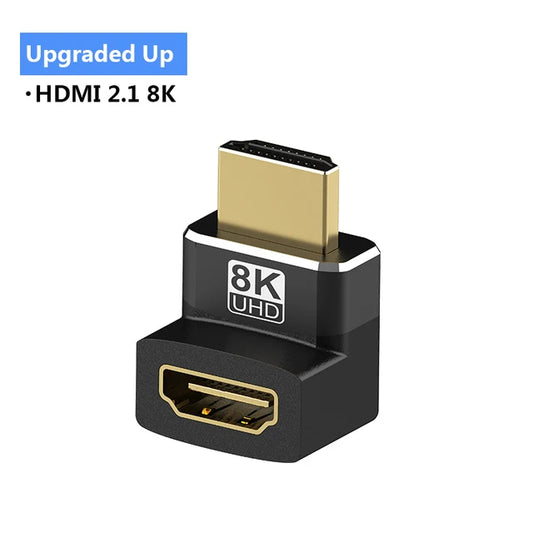 HDMI-Compatible Adapter Mini/Micro HDMI To HDMI Adapter 8K 60Hz 4K 120Hz/144Hz Male To Female Converter For HDTV Laptop PS4/3