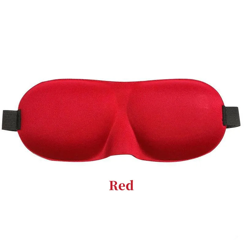 3D Sleeping Mask Eyepatch Block Out Light Eye Mask Soft Cover Rest Relax Sleep Aid Women Men Portable Blindfold Travel Eyepatch